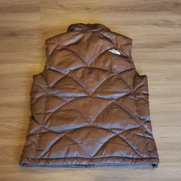 The North Face Brown Quilted Vest - Picture 3 of 8